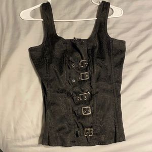 Buckle corset top